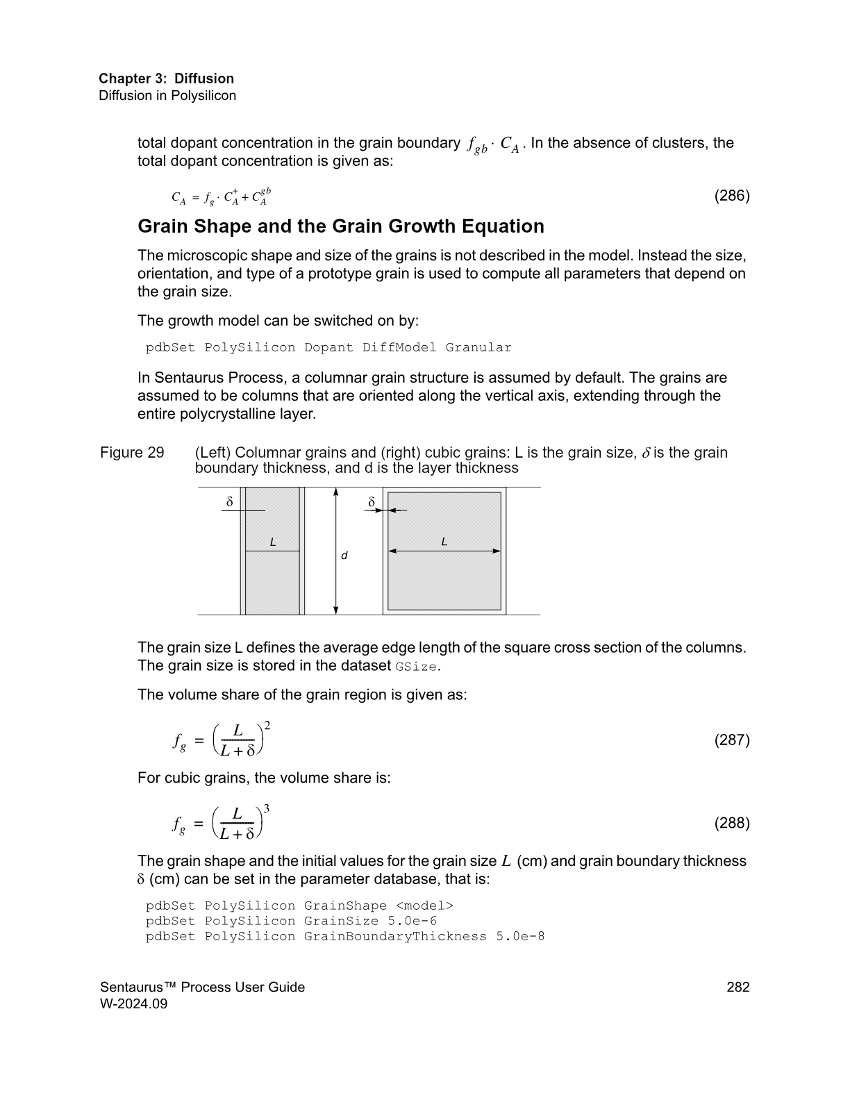 图 6：多晶硅晶粒几何示意