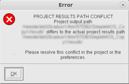 结果路径冲突提示框