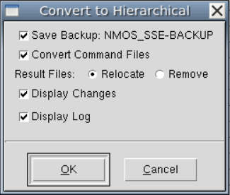 Convert to Hierarchical 对话框