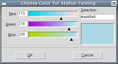 Figure 18：Choose Color for Status 对话框