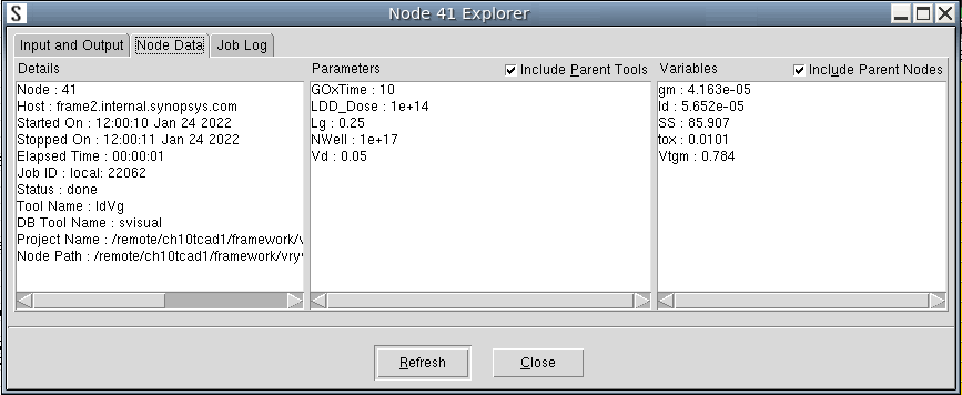 Figure 23：Node Explorer（Node Data）